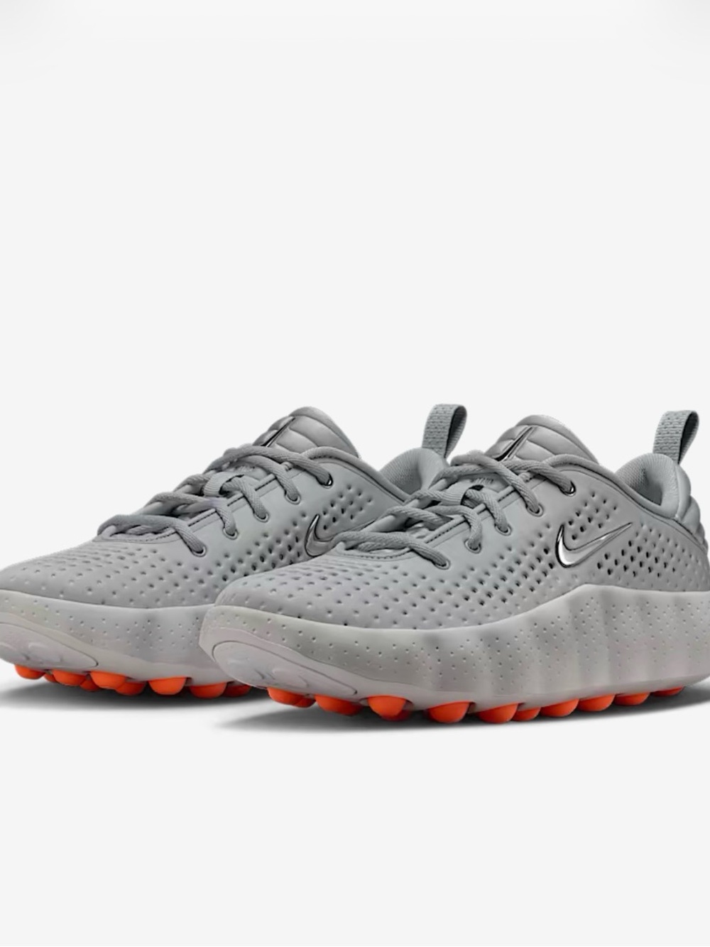 Nike Mind 002, Grey and Orange Athletic Shoes